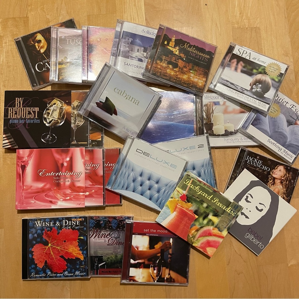 Music CD Collection (22) Relaxing Tunes From Wine & Dine To Spa At Home Bundle